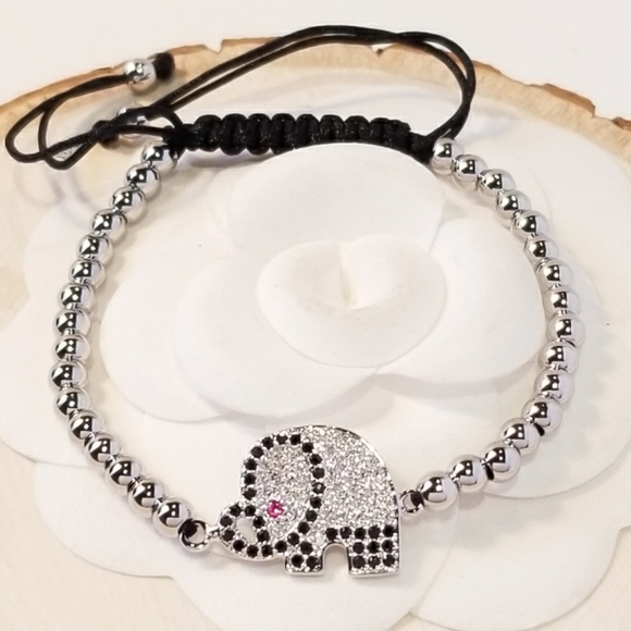NEW Elephant Pave Color CZ Bracelet - Picture 5 of 5